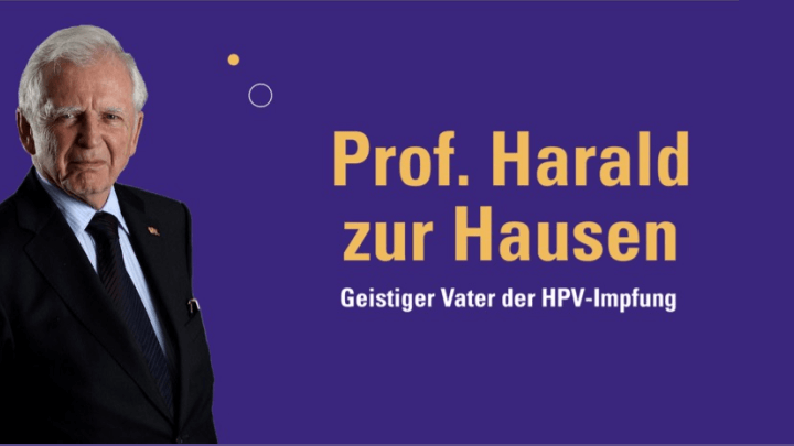 Professor Harald zur Hausen, geistiger Vater der HPV-Impfung